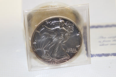 1989 Silver American Eagle Coin - Proof Finish Collectible 1Troy Oz .999 Silver