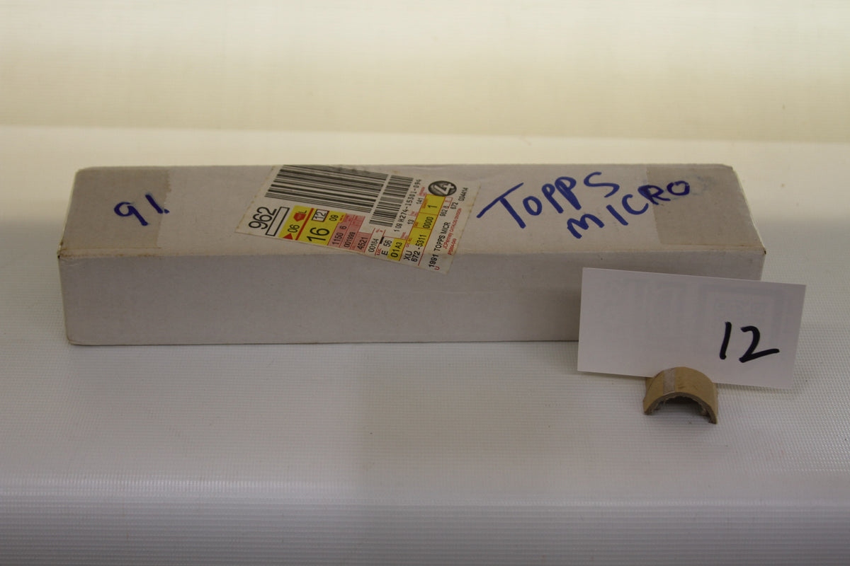 1991 Topps Micro sealed cardboard box with handwritten label