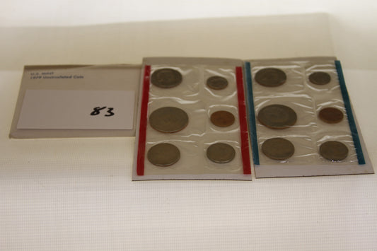 Complete 1979 U.S. Mint Uncirculated Coin Set in official packaging