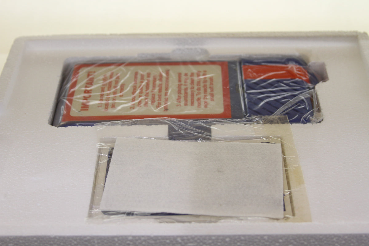 Close-up of sealed 1990 Fleer Baseball Card Set in protective Styrofoam