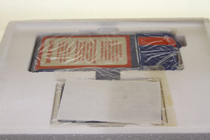 Close-up of sealed 1990 Fleer Baseball Card Set in protective Styrofoam