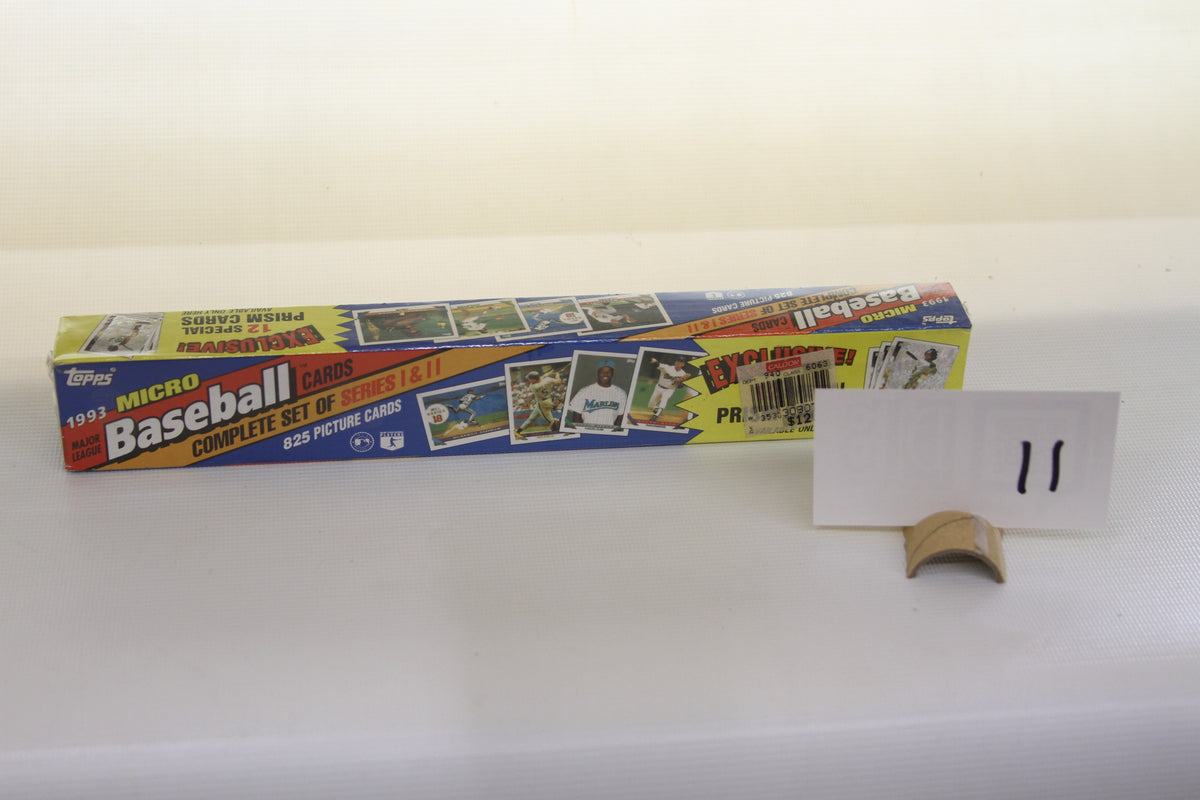 1993 Topps Micro Baseball Cards Complete Set sealed box with label