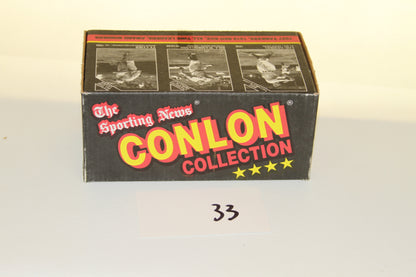 Front of The Sporting News Conlon Collection 1991 boxed card set