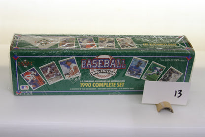 Factory sealed 1990 Upper Deck Baseball Card Complete Set box front view