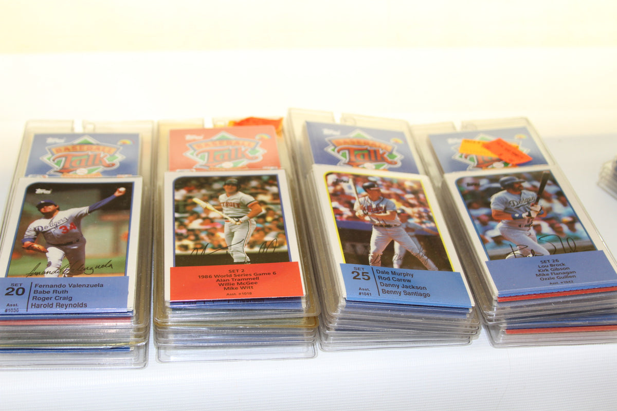 More Topps Sports Talk baseball card sets, clubs, and player lineup