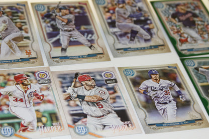 Bryce Harper, Albert Pujols, and Cody Bellinger Gypsy Queen baseball cards