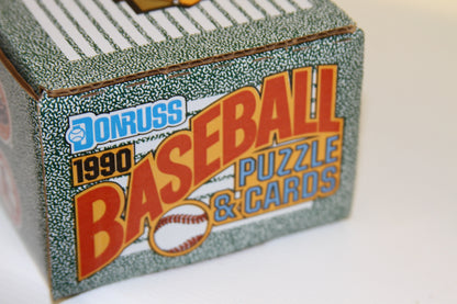 Donruss 1990 Baseball Puzzle & Cards logo detail