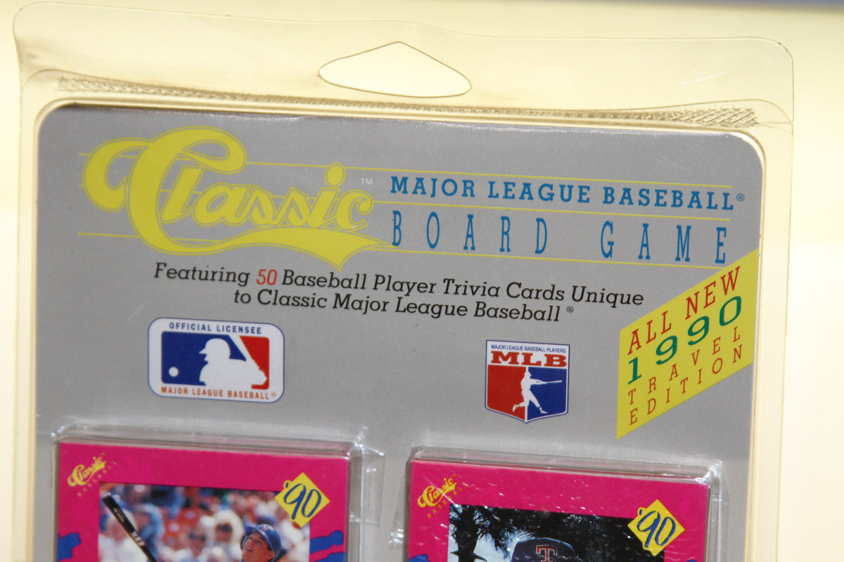 Top of Classic MLB Board Game package with official MLB logos