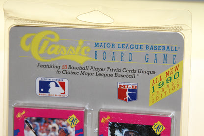 Top of Classic MLB Board Game package with official MLB logos