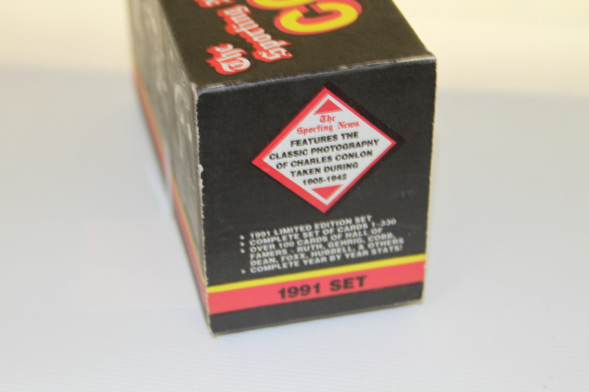 Side of box detailing features and 1991 Limited Edition set information