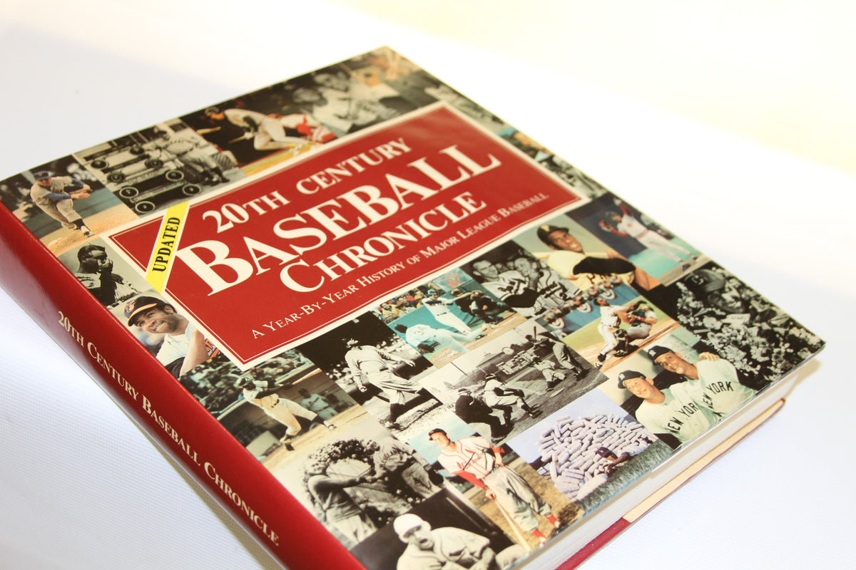 20th Century Baseball Chronicle hardcover book with photo montage cover