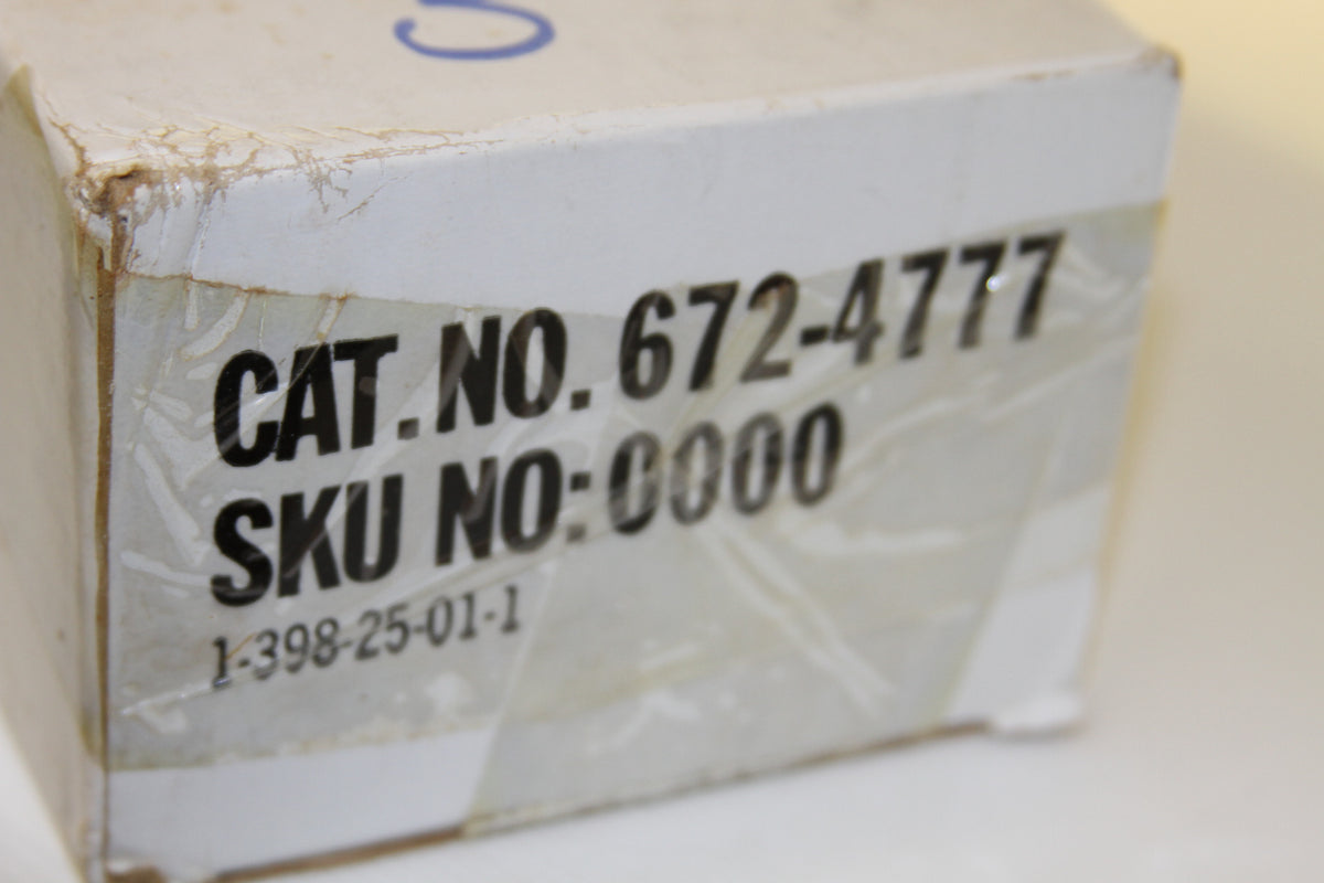 Close view of box corner with large catalog number and SKU