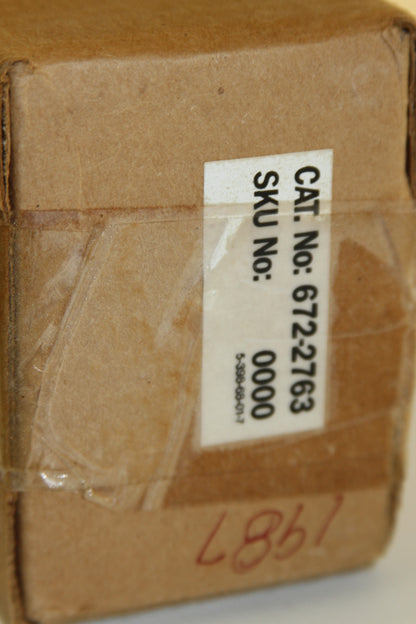 End view of 1981 Topps Baseball Cards box with SKU label