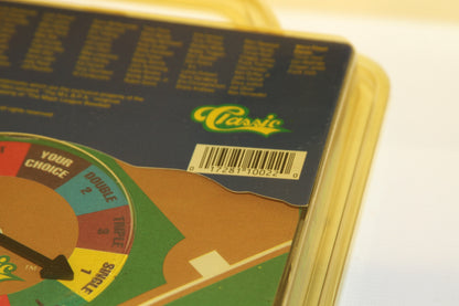 Back corner with Classic logo and barcode visible on MLB trivia board game
