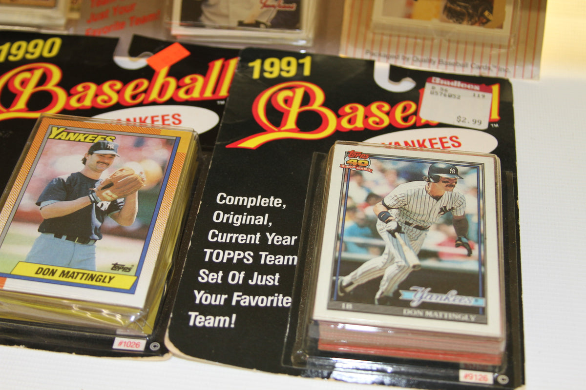 New York Yankees Don Mattingly 1991 Topps baseball card set