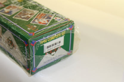 End of the 1990 Upper Deck Baseball set box with barcode sticker