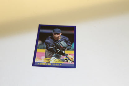 Donruss '18 Corey Kluber baseball card from Cleveland