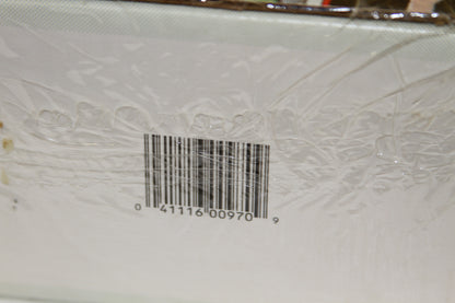 Close-up of barcode 04116009709 on 1990 Topps Baseball Cards box