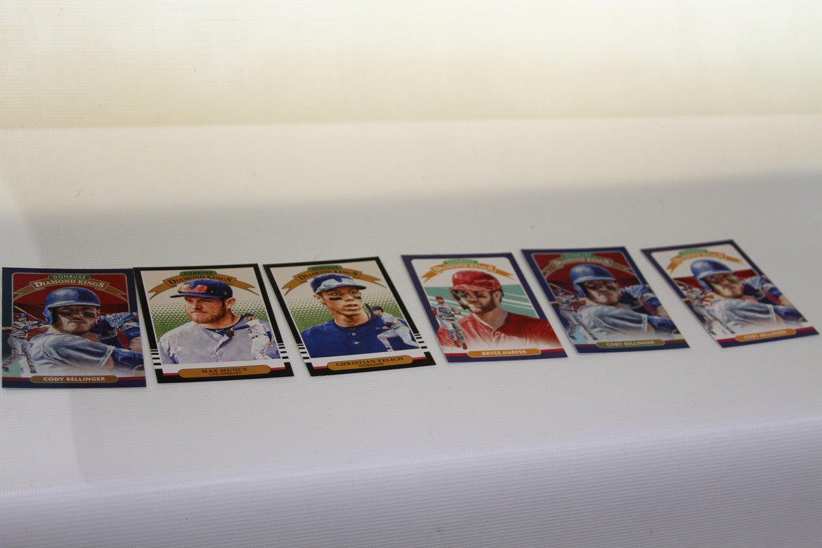 Donruss Diamond Kings baseball card set featuring various players