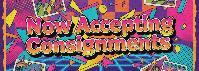 Now Accepting Consignments Banner